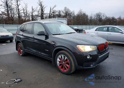 2015 BMW X3 xDrive28I z USA, uszkodzony, nr VIN 5UXWX9C5XF0D56192
